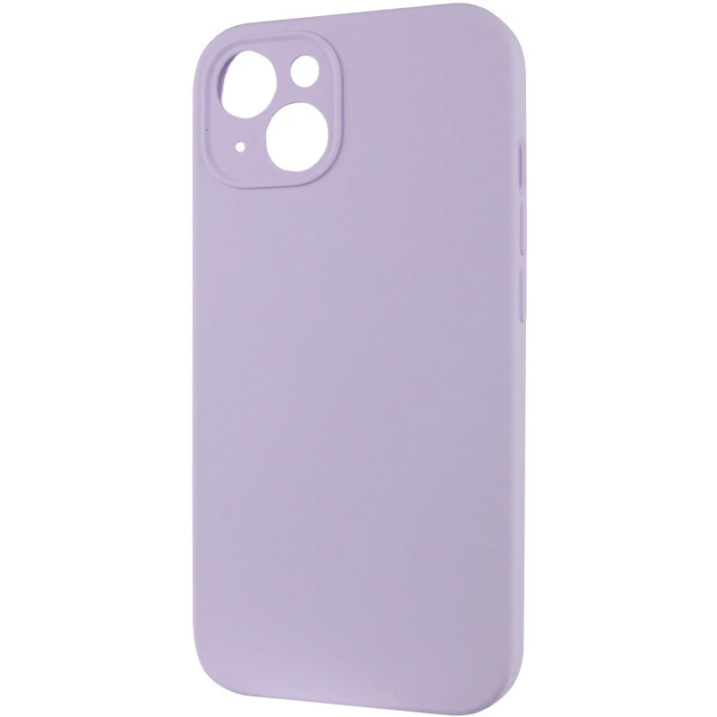 Чохол з захистом камери Silicone Case для Apple iPhone 15 (6.1") – Бузковий / Lilac. Фото 3 з 6