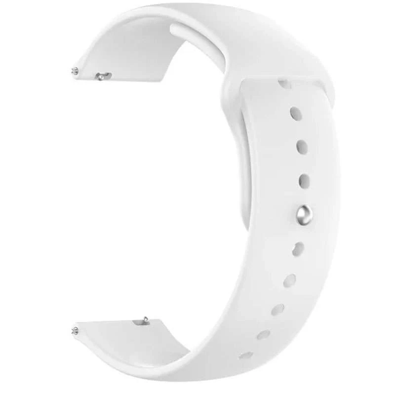 

Ремешок Silicone Original для Xiaomi Amazfit/Samsung 22 mm (Белый / White), Білий / white