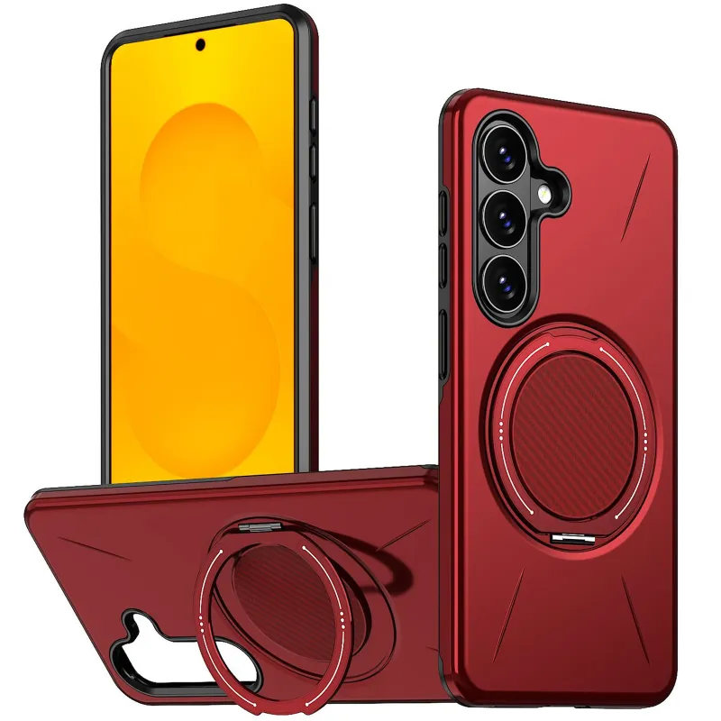 TPU+PC чохол Kalebol Magnetic Case для Samsung Galaxy A57 5G – Red. Фото 2 з 3