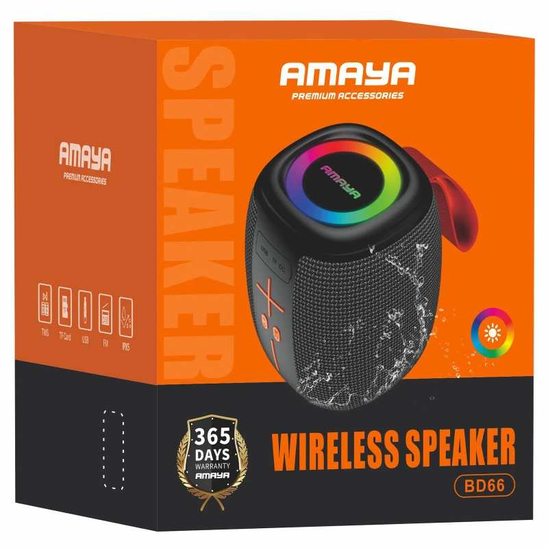 Bluetooth Колонка Amaya BD66 5W – Black. Фото 2 з 2