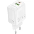 МЗП Borofone BN27 Fuente PD20W+QC3.0 (1USB-A/1C) – White. Фото 3 з 6