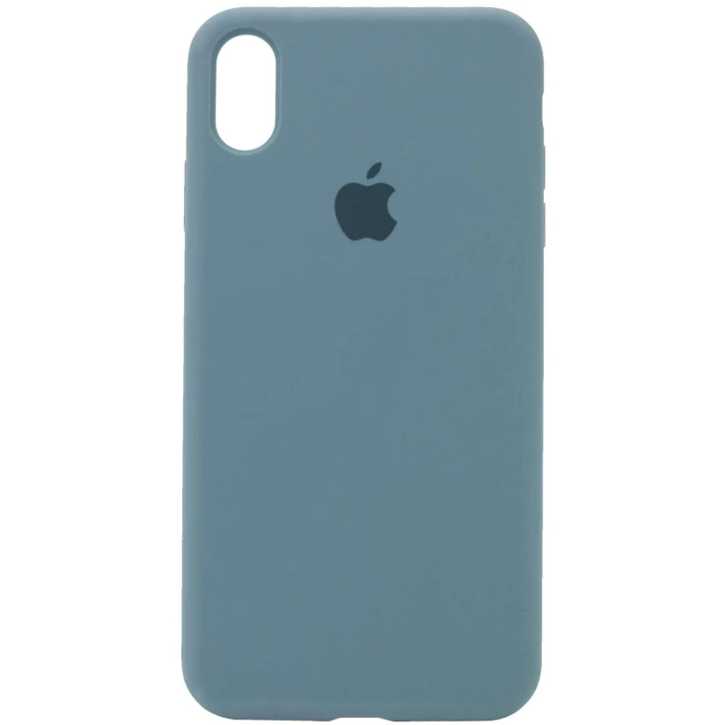 

Чехол Silicone Case с закрытым низом для Apple iPhone XS Max (6.5") (Зеленый / Pine green), Зелений / pine green