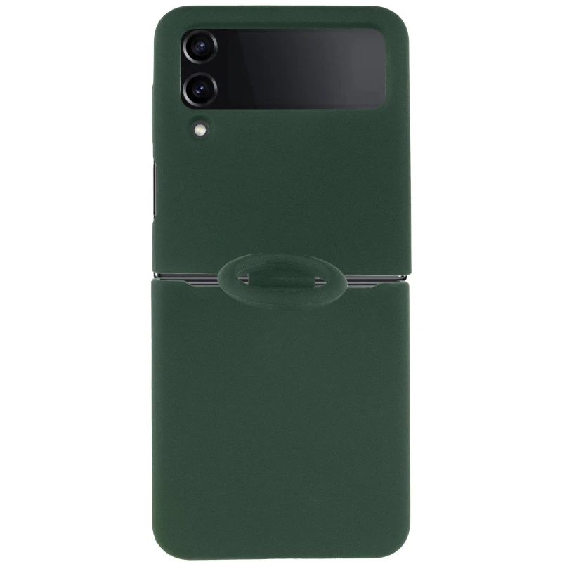 Чохол Foldables Silicone Cover Lakshmi (AAA) для Samsung Galaxy Z Flip4 – Зелений / Cyprus Green. Фото 4 з 6