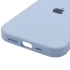 Чохол Silicone Case з закритим низом на Apple iPhone 16 Plus – Блакитний / Lilac Blue. Фото 8 з 8
