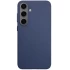 Шкіряний чохол Leather Case Premium на Samsung Galaxy S25+ – Dark Blue. Фото 1 з 1