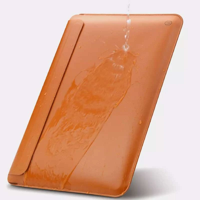 Чохол з підставкою WIWU SKIN PRO Portable Stand Sleeve 15.4" – Коричневий. Фото 8 з 8
