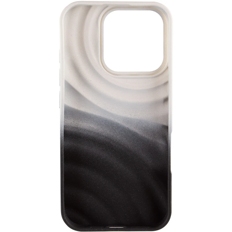 Чехол TPU ColorWave для Apple iPhone 16 Pro Max – White / Black. Фото 4 из 6