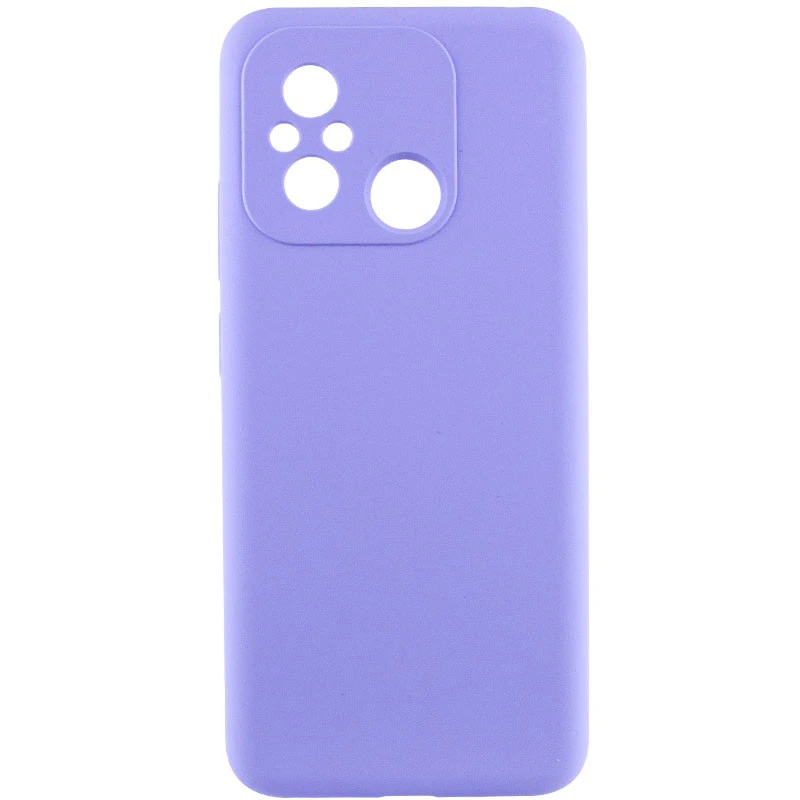 Чохол Silicone Case Lakshmi Premium із закритою камерою для Xiaomi Redmi 12C / Poco C55 – Бузковий / Dasheen. Фото 2 з 15