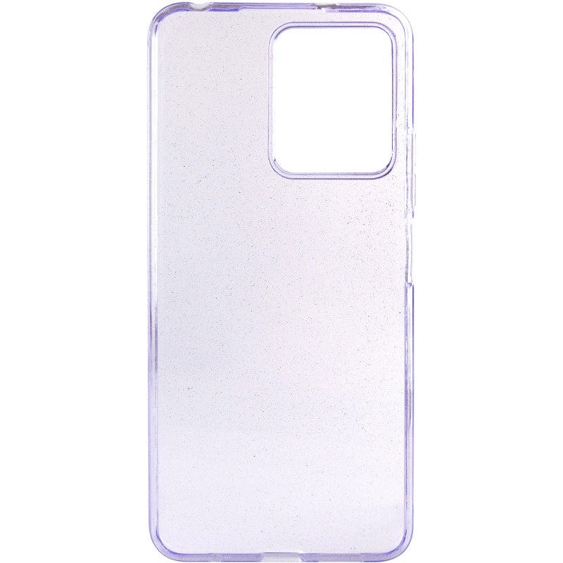 Блискучий силіконовий чохол на Xiaomi Redmi 13C – Purple. Фото 9 з 12