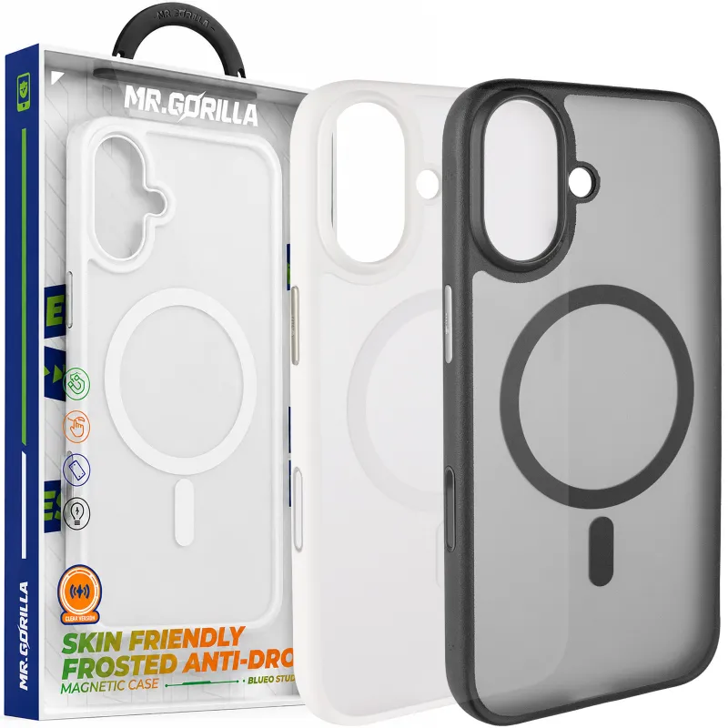 TPU+PC чехол Blueo Skin Friendly Frosted with MagSafe для Apple iPhone 17 (6.3") фото 2 из 2