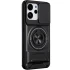 Ударостійкий чохол Camshield StandRing case для Oppo Reno 15F – Black. Фото 1 з 4