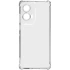 Ультратонкий силиконовый чехол GETMAN с крытыми бортами та камерою на Motorola Edge 50 Fusion – Бесцветный (прозрачный). Фото 2 из 3