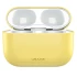 Силіконовий футляр USAMS US-BH569 Ultra-thin Silicone Protective Cover для навушників AirPods Pro – Yellow. Фото 1 з 2