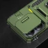 Ударостійкий чохол Square Ring зi шторкою на камеру на Xiaomi 14T – Оливковий / Army Green. Фото 3 з 3