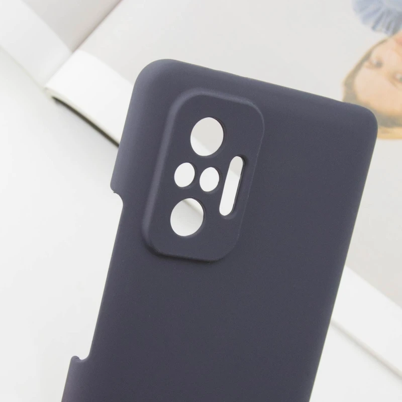 Чохол Silicone Case Lakshmi Premium із закритою камерою для Xiaomi Redmi Note 10 Pro – Сірий / Dark Gray. Фото 5 з 7