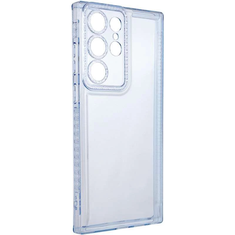 Силіконовий чохол з візерунком на Samsung Galaxy S23 Ultra – Блакитний. Фото 1 з 6