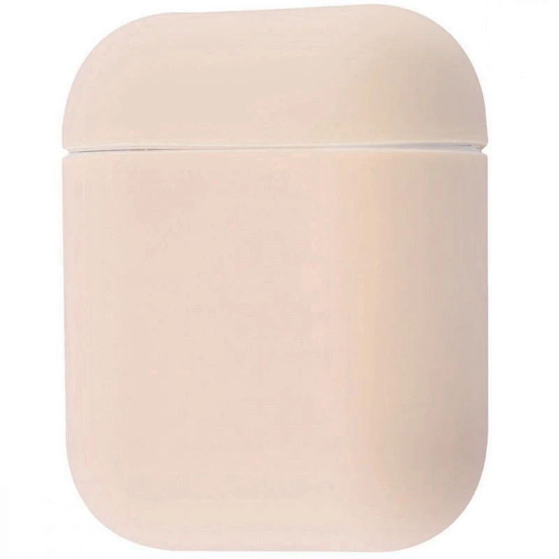 

Силіконовий футляр для навушників Airpods 1/2 Ultra Slim (Бежевий / Beige)