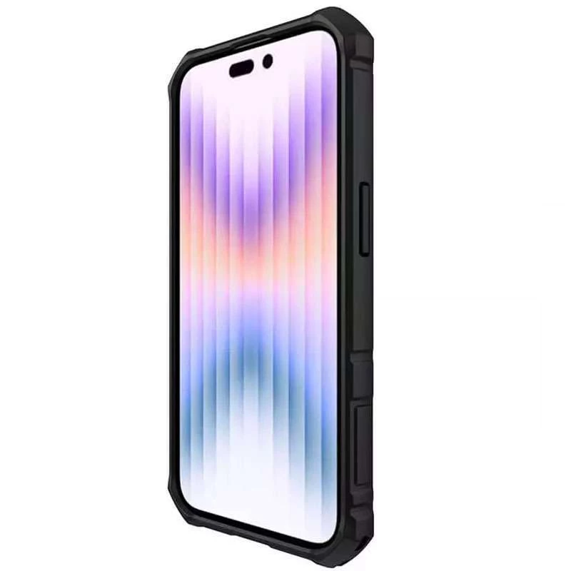 TPU+PC чохол Nillkin CamShield Armor Pro (шторка для камери) на Apple iPhone 14 Pro Max (6.7") – Зелений. Фото 4 з 5