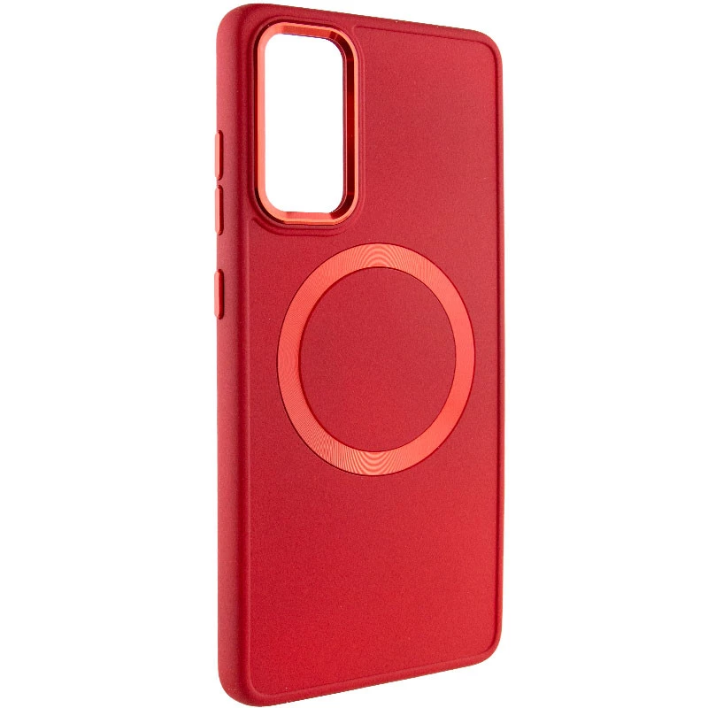 

TPU чехол Bonbon с металлическими кнопками та MagSafe на Samsung Galaxy A25 5G (Красный / Red), Червоний / red