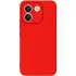 Цветной силиконовый чехол GETMAN с закрытой камерой на Xiaomi Redmi Note 17 Pro Max – Красный / Dark Red. Фото 1 из 1