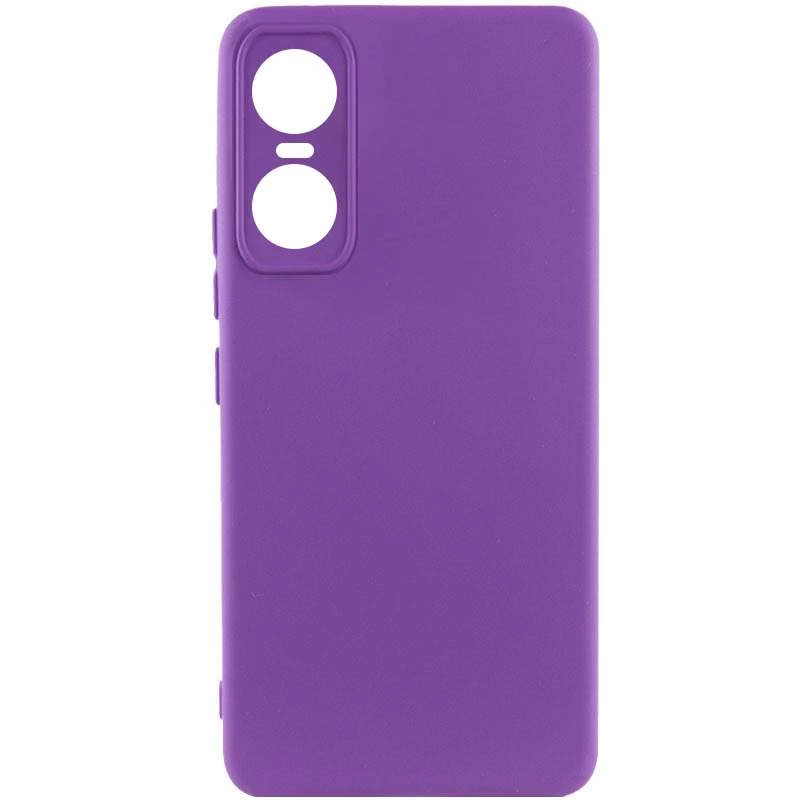 

Чехол Silicone Case Lakshmi с закрытой камерой для Tecno Pop 6 Pro (Фиолетовый / Purple), Фіолетовий / purple