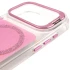 Чохол TPU+PC Jewel Sparkle with MagSafe для Apple iPhone 17 Pro (6.3") – Pink Ruby. Фото 6 з 8