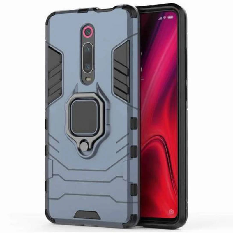 

Протиударний чохол Transformer з кільцем на Xiaomi Redmi K20 / K20 Pro / Mi9T / Mi9T Pro (Сірий / Metal slate)