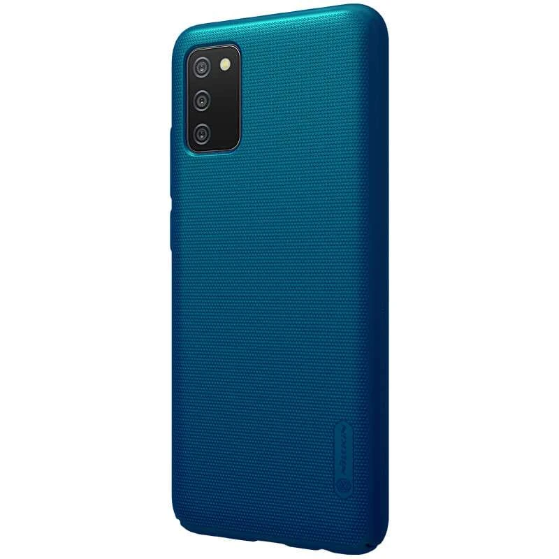 Пластикова накладка Nillkin Frost на Samsung Galaxy A02s – Бірюзовий / Peacock blue. Фото 3 з 6