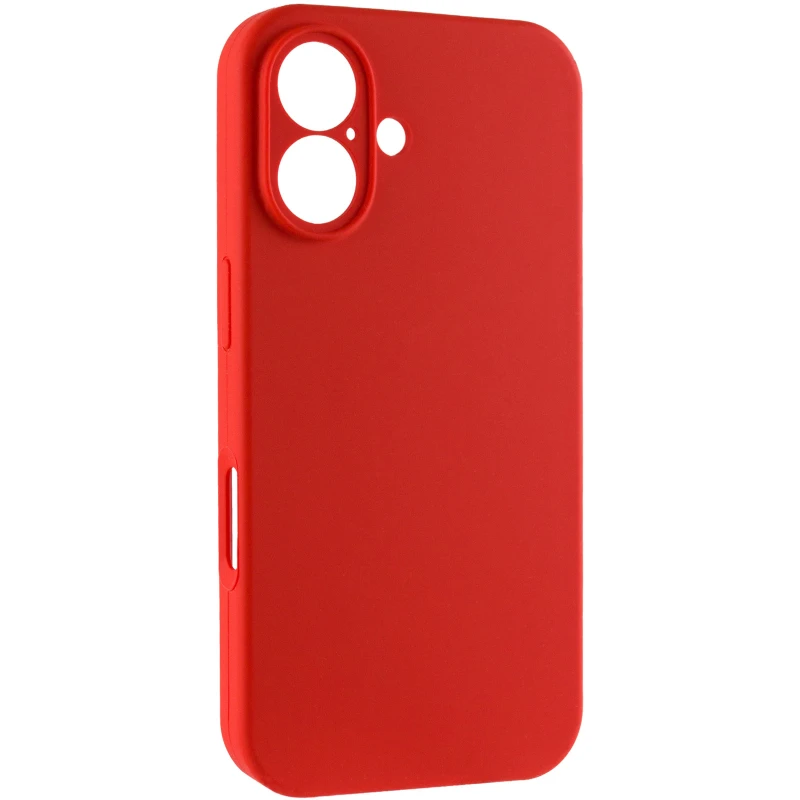 Чехол Silk Full Camera Protective (AA) NO LOGO для Apple iPhone 16 – Красный / Red. Фото 1 из 7