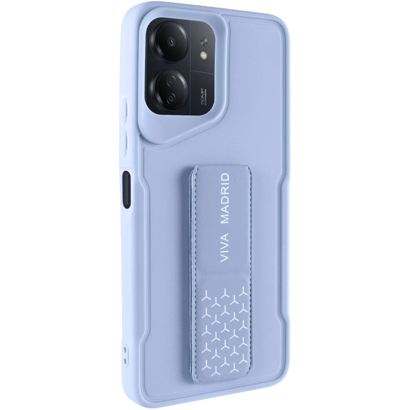 Чехол Вива с ремешком для Xiaomi Poco C65 – Blue. Фото 3 из 17