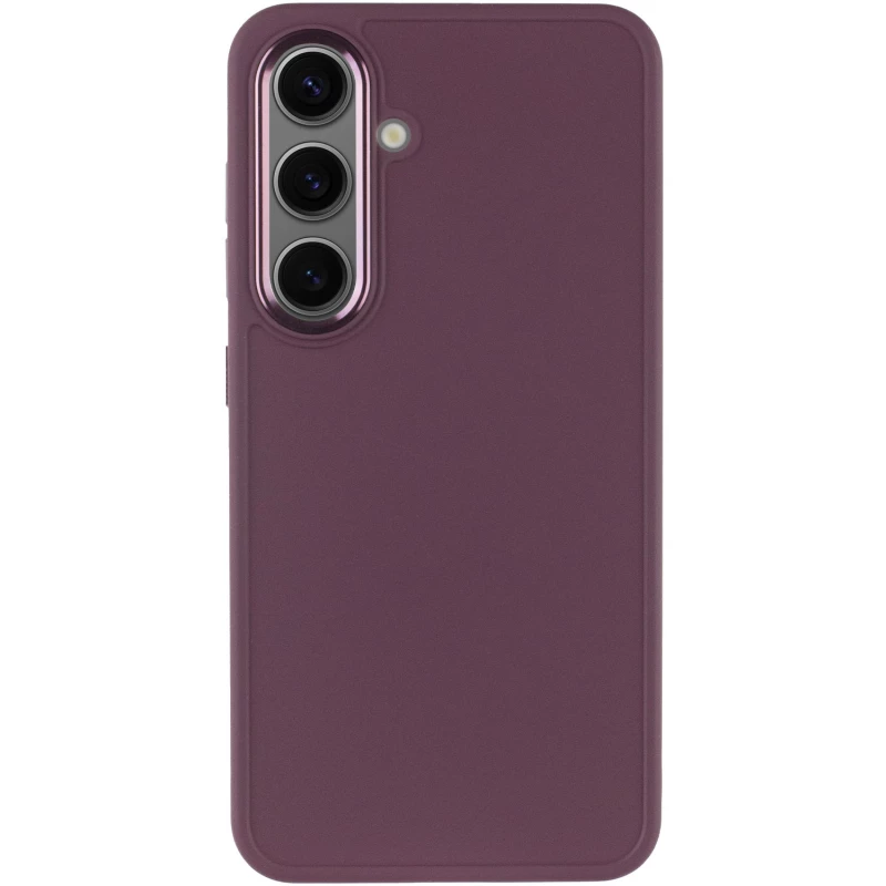 TPU чохол Bonbon з металевими кнопками на Samsung Galaxy S23 – Бордовий / Plum. Фото 4 з 11