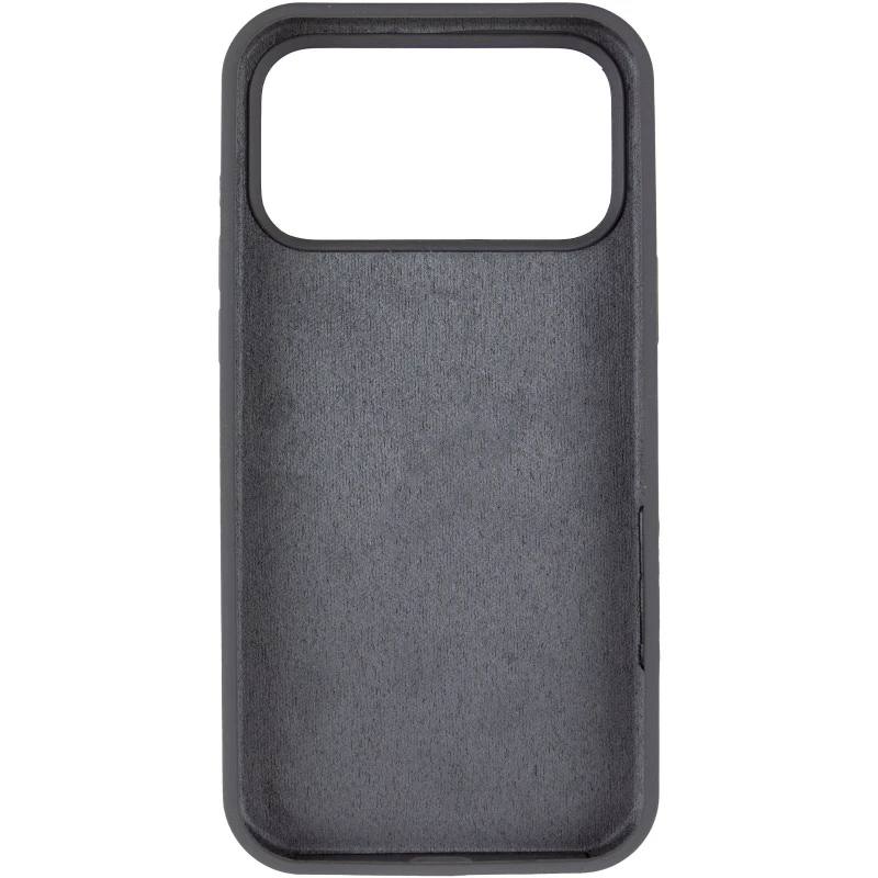 Чохол Silicone Case з закритим низом на Apple iPhone 17 Pro Max (6.9") – Сірий / Dark Gray. Фото 4 з 6