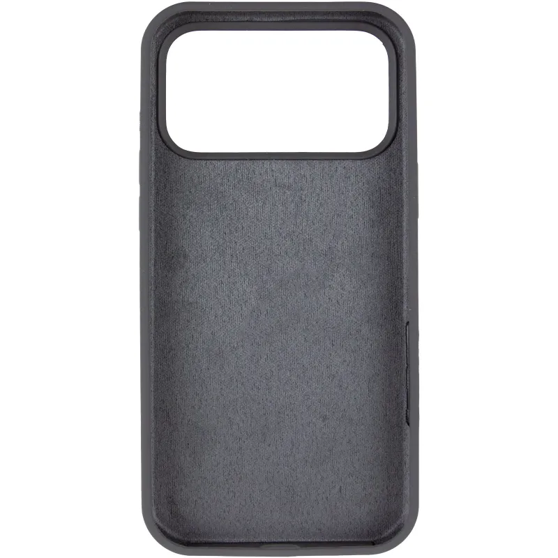 Чехол Silk Full Protective (AA) NO LOGO with Magnetic Fit для Apple iPhone 17 Pro (6.3") – Серый / Dark Gray. Фото 4 из 4