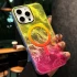 Силіконовий чохол Shiny Mountain (MagFit) для Apple iPhone 16 Pro – Yellow / Pink. Фото 3 з 4
