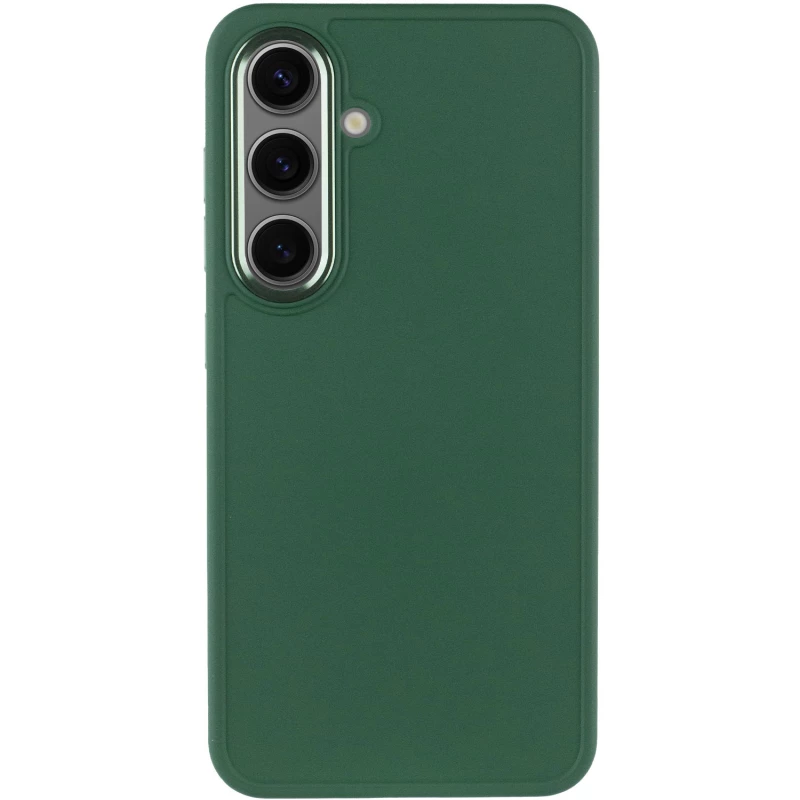 TPU чохол Bonbon з металевими кнопками на Samsung Galaxy S23+ – Зелений / Army green. Фото 3 з 12