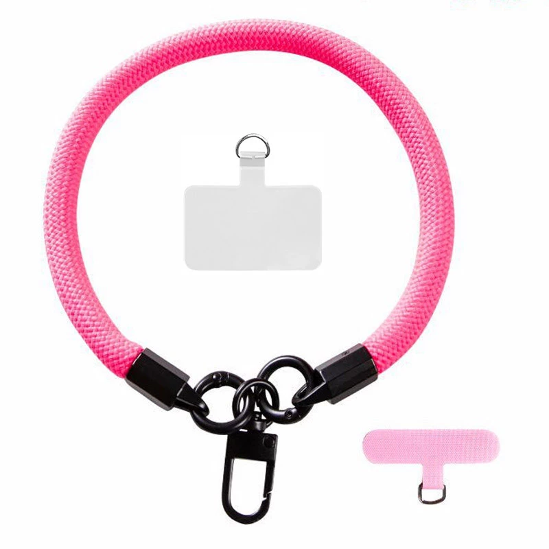 Шнурок - браслет (10мм) – Barbie Pink. Фото 1 из 2