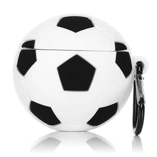 Силіконовий футляр Brand для навушників AirPods 1/2 + карабін фото 1 з 3