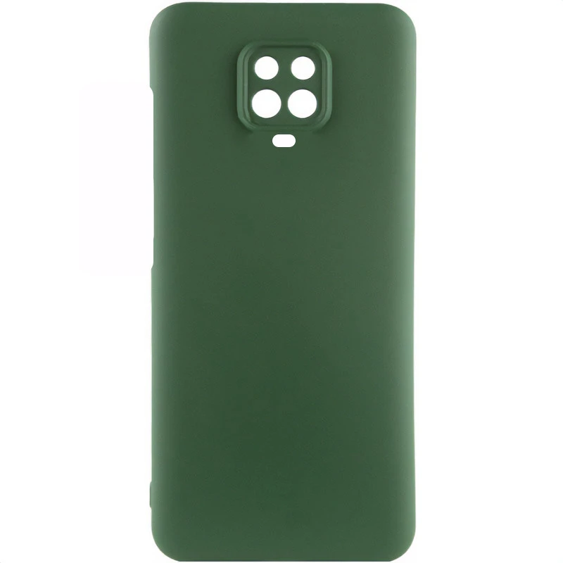 Чохол Silicone Case Lakshmi Premium із закритою камерою для Xiaomi Redmi Note 9s / Note 9 Pro / Note 9 Pro Max – Зелений / Cyprus Green. Фото 2 з 5