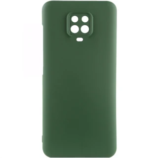 Чехол Silicone Case Lakshmi Premium з закритою камерою на Xiaomi Redmi Note 9s / Note 9 Pro / Note 9 Pro Max — Зеленый / Cyprus Green