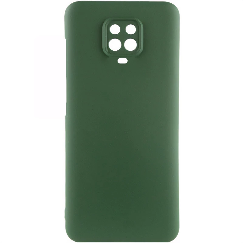 Чохол Silicone Case Lakshmi Premium з закритою камерою на Xiaomi Redmi Note 9s / Note 9 Pro / Note 9 Pro Max – Зелений / Cyprus Green. Фото 2 з 5