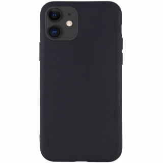 Чёрный силиконовый чехол Epik для Apple iPhone 11 (6.1") фото 1 Чёрный силиконовый чехол Epik для Apple iPhone 11 (6.1") фото 1 из 1