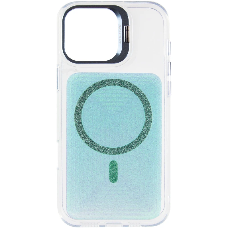 Чохол TPU+PC Jewel Sparkle with MagSafe для Apple iPhone 17 (6.3") – Aqua Blue. Фото 4 з 8