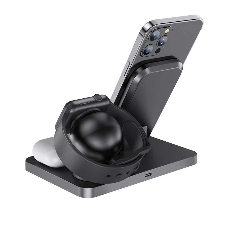 БЗП HOCO CW33 Ultra Charge 3in1 – Чорний. Фото 6 з 7