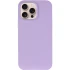 Чохол з закритим низом Silicone Case на Apple iPhone 16 Pro – Бузковий / Lilac. Фото 17 з 19