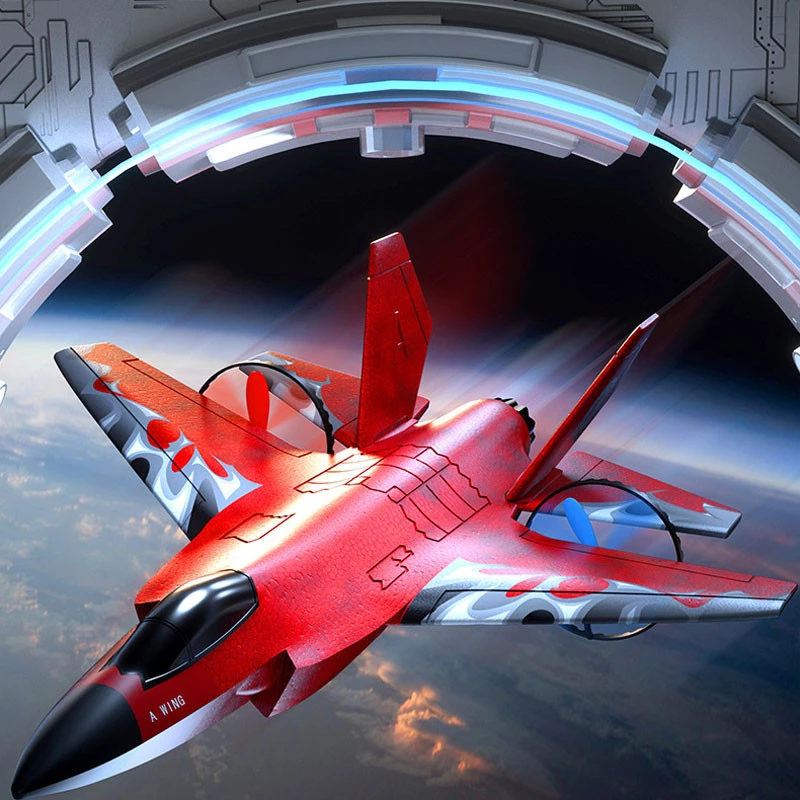 Літак на радіокеруванні SCHE HW39 F35 Fighter – Red. Фото 3 з 6