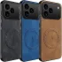 TPU+PC чохол Nappa Texture Magnetic Case для Apple iPhone 17 Pro Max (6.9") фото 1 з 1