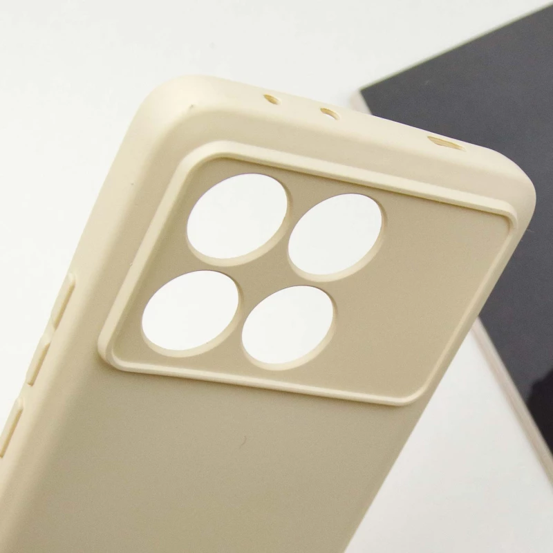 Чохол Silicone Case Lakshmi з закритою камерою на Xiaomi Poco X6 – Пісочний / Sand. Фото 11 з 12