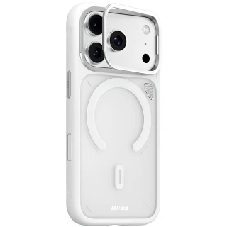 TPU+PC чехол Blueo Frosted Heat Dissipation Stand with MagSafe для Apple iPhone 18 Pro — Белый / White