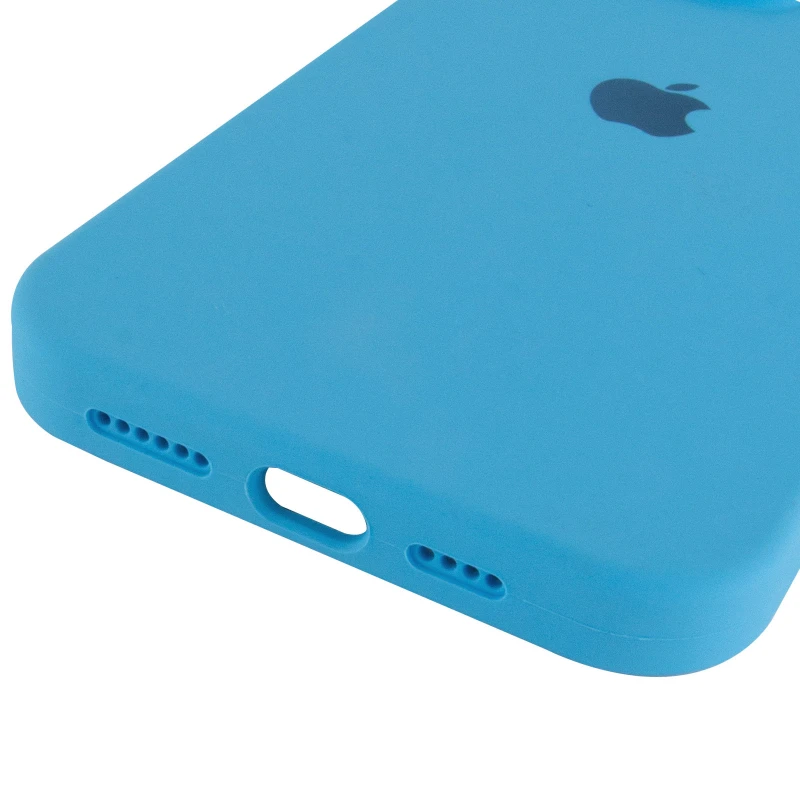 Чехол Silicone Case с закрытым низом для Apple iPhone 16 Pro Max – Голубой / Blue. Фото 8 из 8