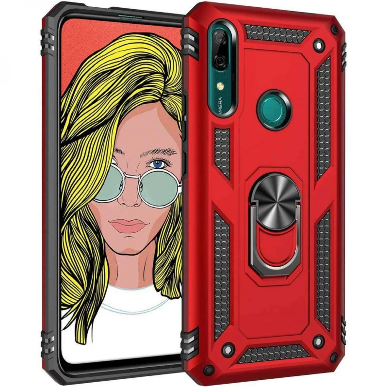 Протиударний чохол Serge Ring з кільцем на Huawei P Smart Z фото 3 з 8